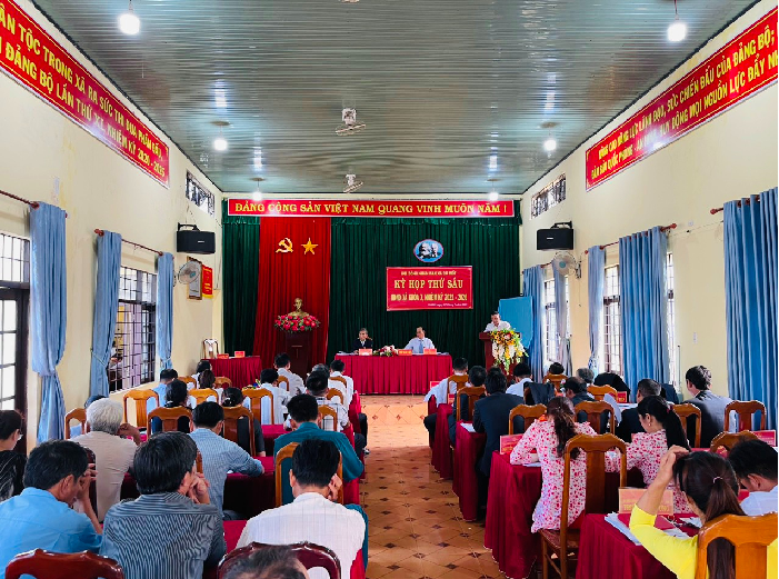 Kỳ họp HĐND xã Cư Mốt lần thứ VI, nhiệm kỳ 2021 – 2026